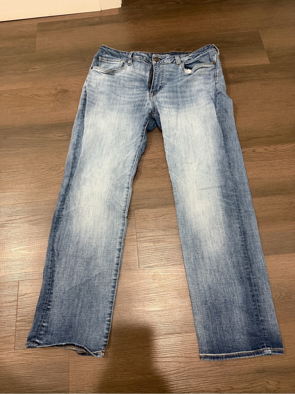 Buffalo David Bitton Light Blue Men's Straight-Leg Jeans